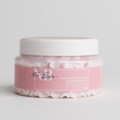 Foamed Body Scrub With Cranberry Extract, 300ml